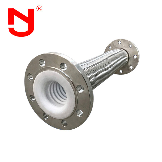 PTFE 라이닝 스테인리스 스틸 와이어 브레이디드 골판지 금속 호스 플렉스 호스 파이프