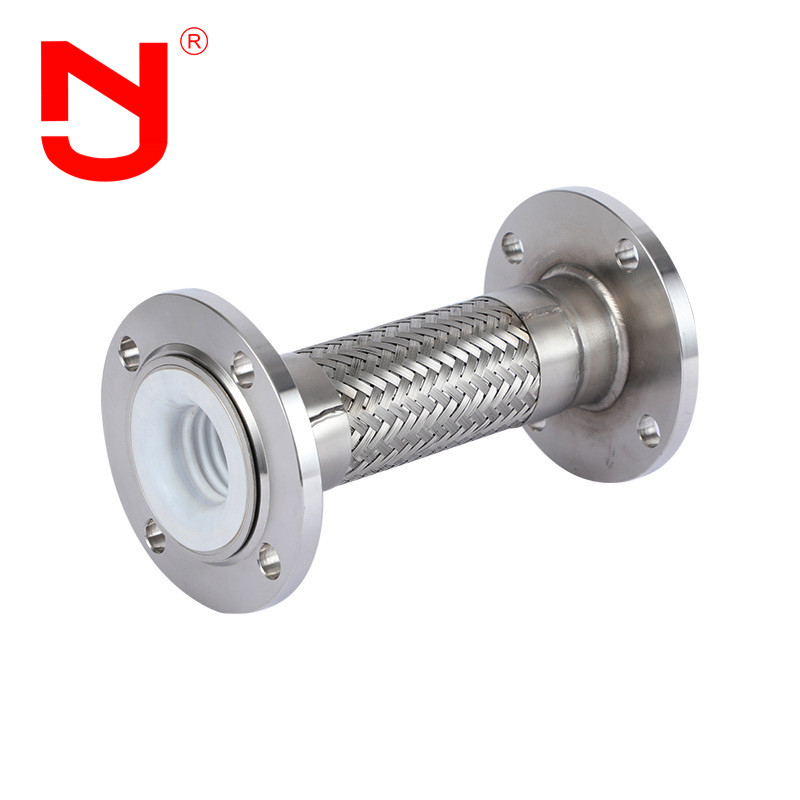 PTFE 라이닝 스테인리스 스틸 와이어 브레이디드 골판지 금속 호스 가스 플렉스 라인