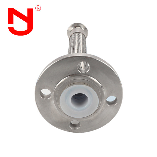 PTFE 라이닝 스테인리스 스틸 와이어 브레이디드 골판지 금속 호스 가스 플렉스 라인