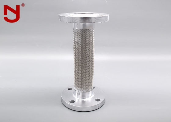 파이프라인 시스템을 위해 땋아진 0-6 Mpa 금속 편조 호스 고리 모양 얇은 벽 두배