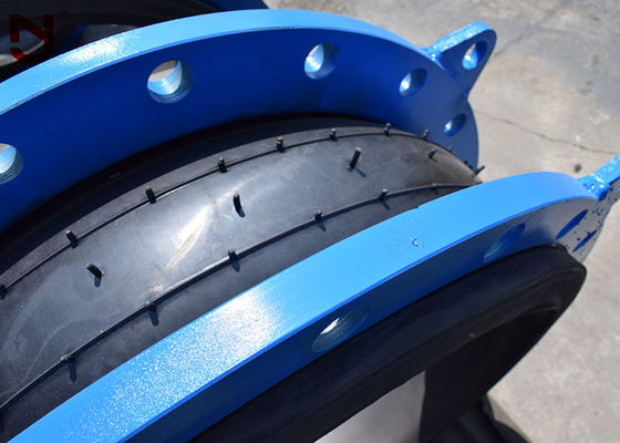 DN80 DIN 단일 구 고무 신축 이음쇠 강선 가닥 가압된 벨소리